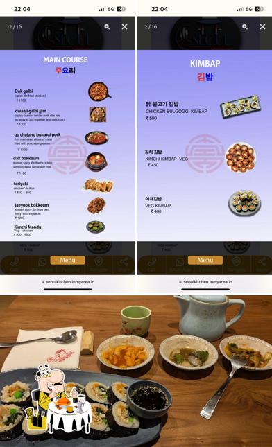 Food at Seoul kitchen