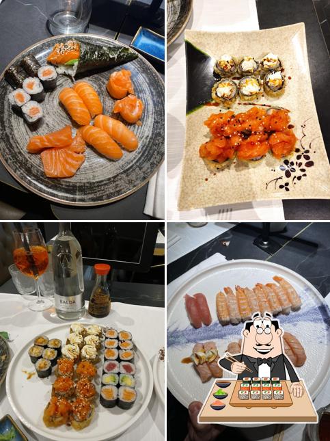 Ordina le varie opzioni di sushi