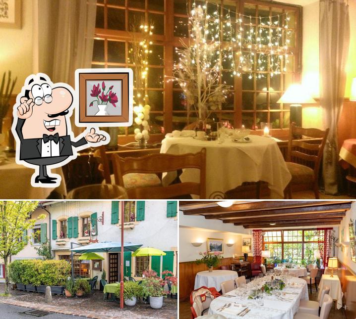 Gli interni di Café des amis