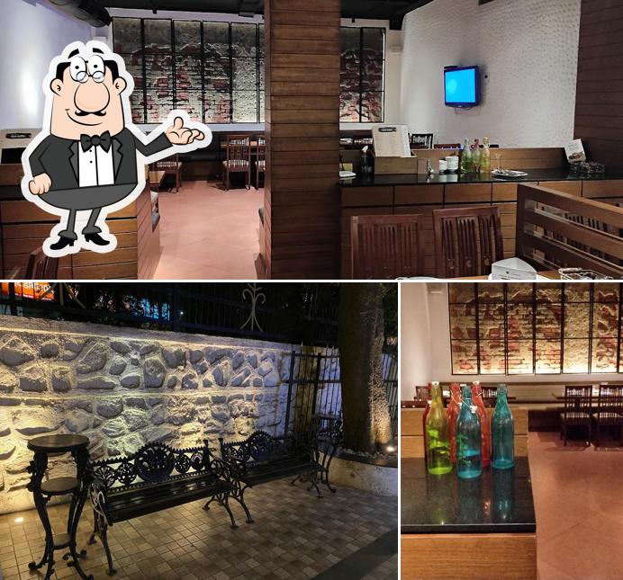 The interior of India Bistro Chembur