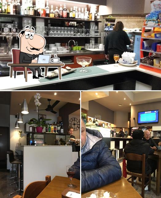 Gli interni di Bar Gelateria Santa Lucia