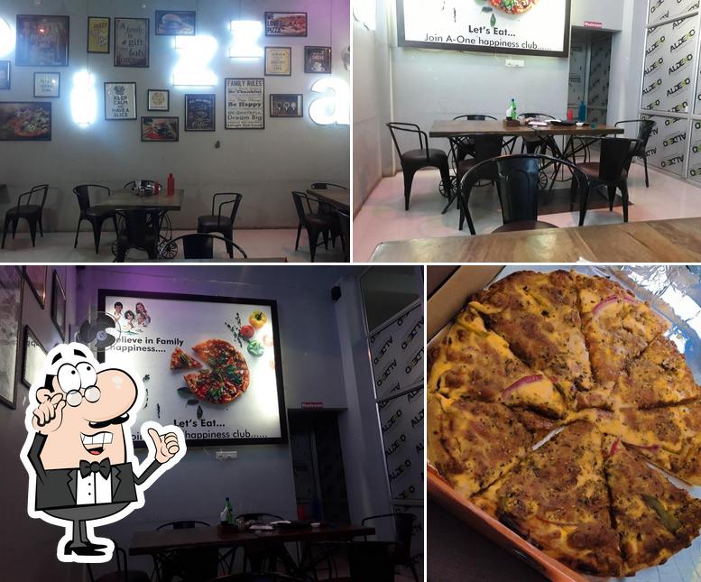 This is the photo depicting interior and food at A-One Bakery And PizzA Planet - Best Bakery, Cafe, Fast Food, Confectionery