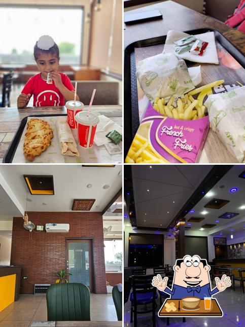 The restaurant's food and interior