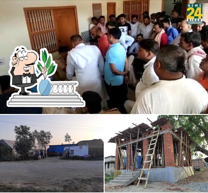 Take a look at the photo depicting exterior and interior at Dara Mishthan Bhandar