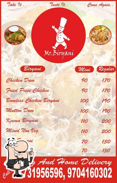 Look at the pic of Mr.Biryani