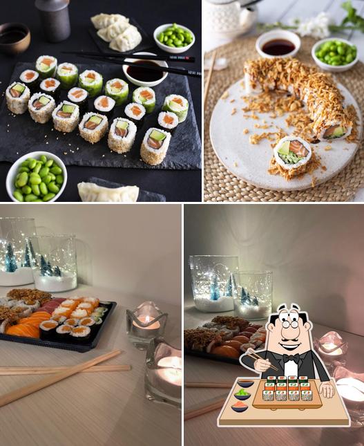 Scegli le varie opzioni di sushi