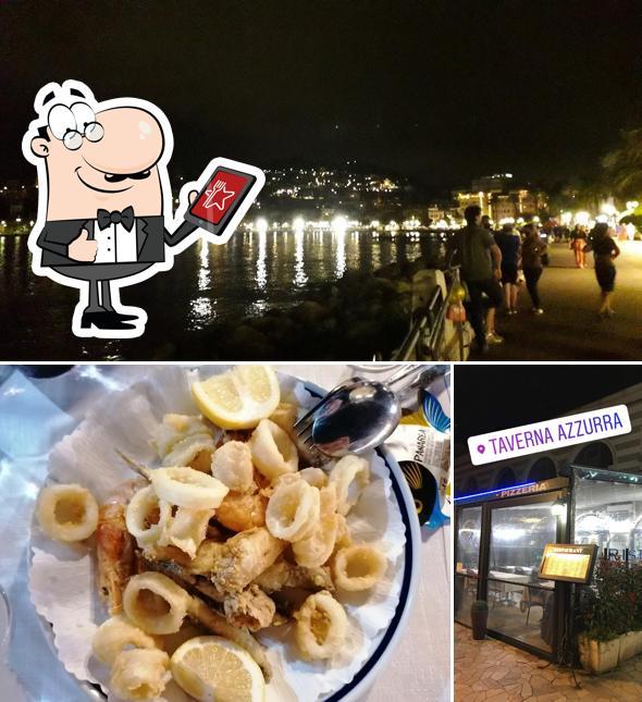 Goditi la vista dall'area esterna di Taverna Azzurra