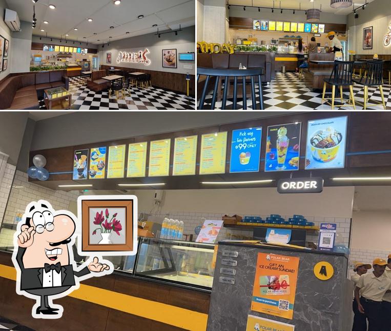 The interior of Polar Bear Ice Cream Sundaes - Hospet