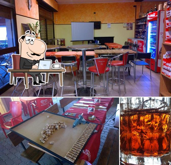 Gli interni di Bar Sport