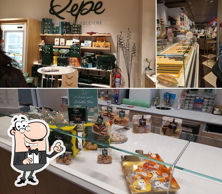 Gli interni di Pepe Mastro Dolciere (già Pasticceria Pepe)