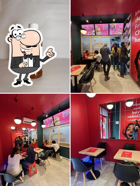 The interior of KHA - Burgers, Fries, Fried Chicken