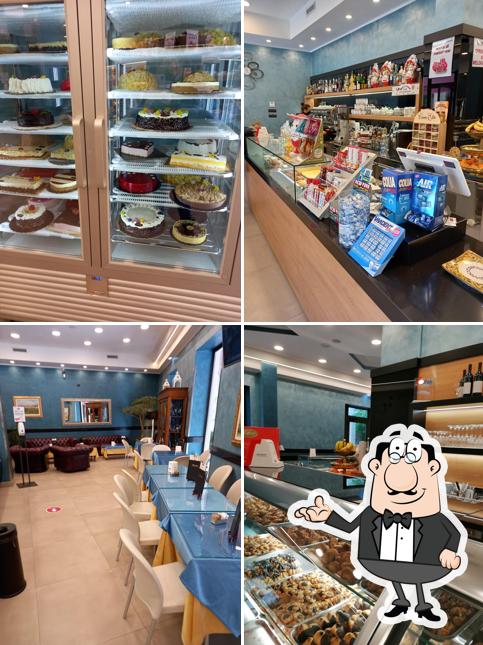 Gli interni di Exclusive Bar Pasticceria