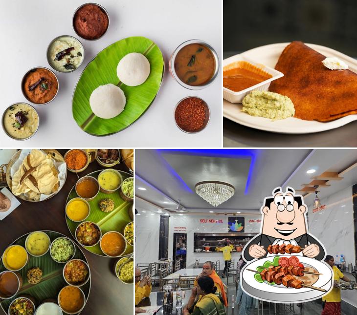 Food at Sri Ayodhya Udupi kitchen