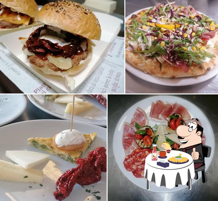 Piatto di formaggi al Trattoria Al Vecchio Mulino