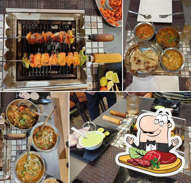 Saffron Restaurant offers meat meals