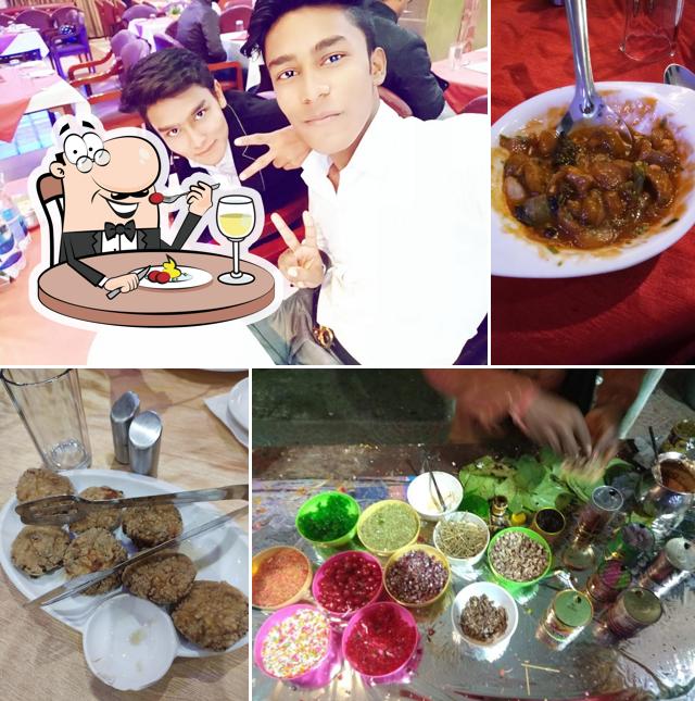 Food at The Maharaja Restaurant