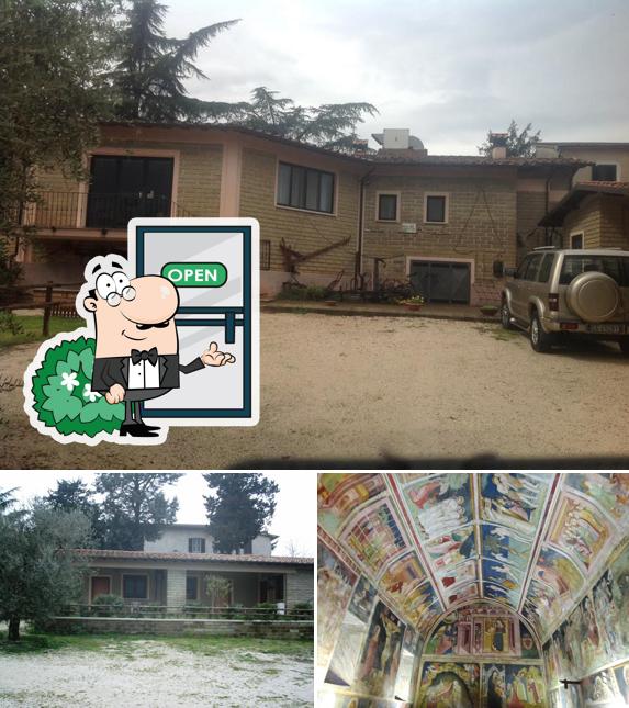 Goditi la vista dagli esterni di Agriturismo Raponi