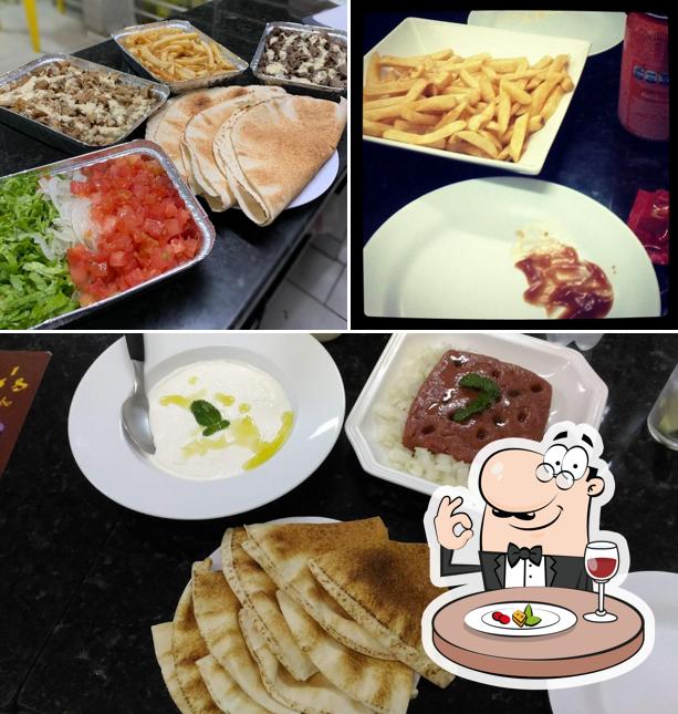 Platos en Beduínos Comida Árabe