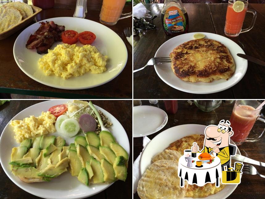 Food at Cafe Orange Boom