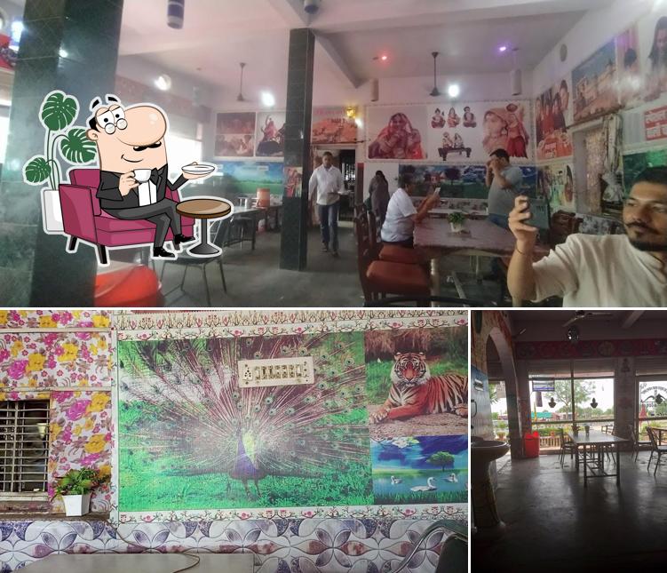 The interior of Choudhary Hotel & Restaurant