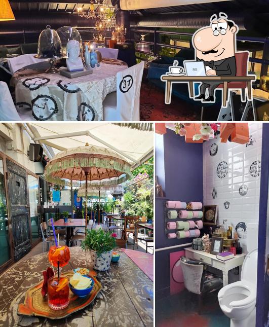 Gli interni di Frangipane Garden Restaurant