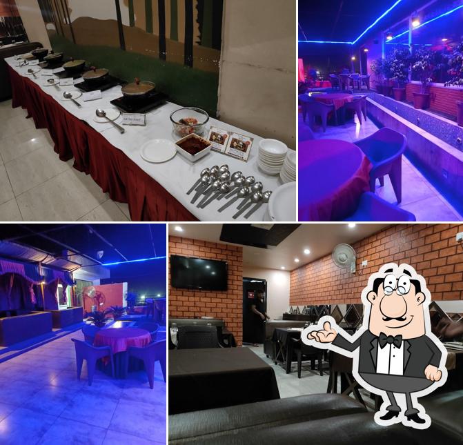 The interior of Kesar Punjabi Dhaba Best Veg Restaurant Kota Kitty Party Banquet Hall kota