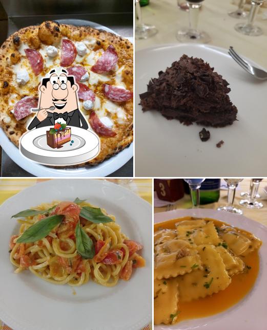 Torta al cioccolato al Trattoria tipica e pizzeria Il Boschetto