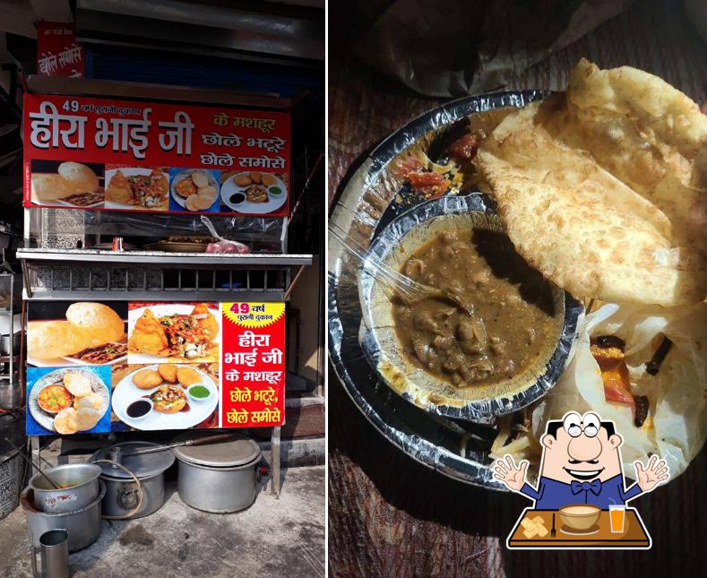 Meals at Hira bhai Ji chole Bhature