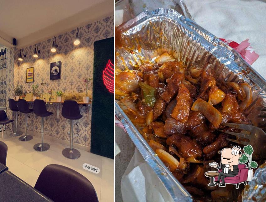 The interior of Ice cubes