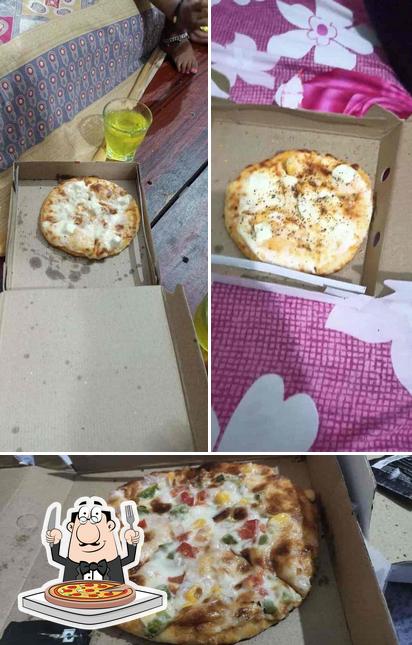 Pick pizza at New ZZZ Pizza
