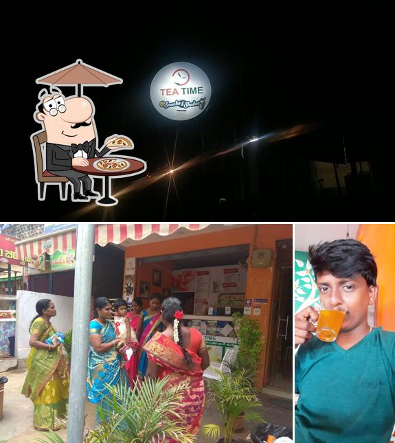 The exterior of RAVI TEA TIME