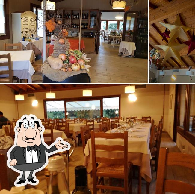 Gli interni di Trattoria Relax