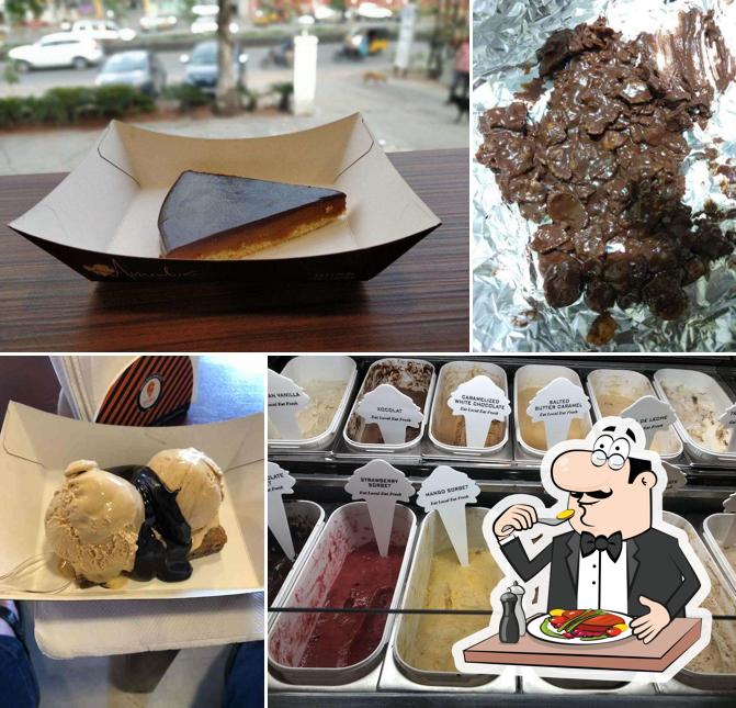 Food at Amadora Gourmet Ice Cream & Sorbet