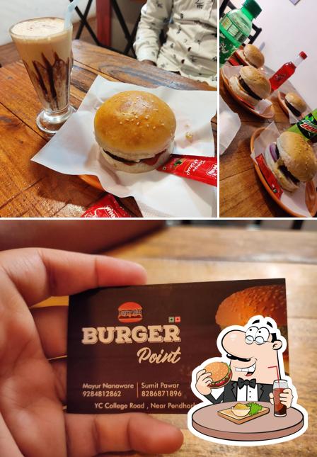 Try out a burger at Burger point