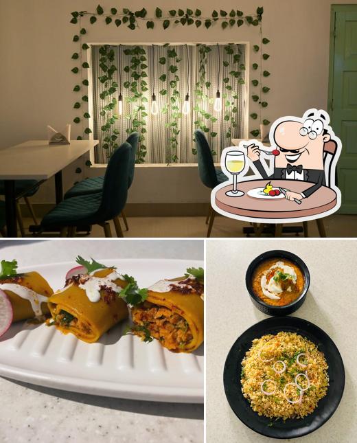 Check out the picture displaying food and interior at VinSpice