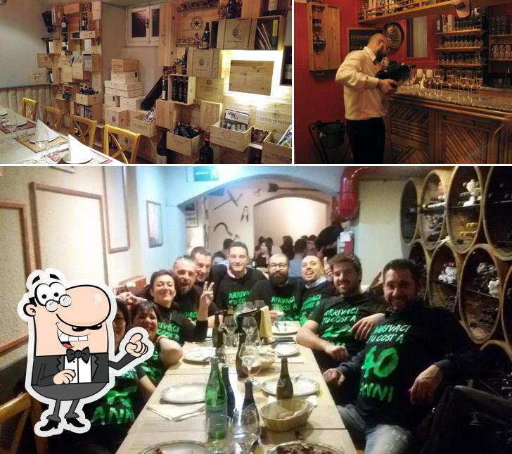 Gli interni di La Vineria
