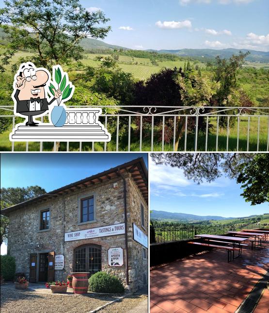 Gli esterni di Vicchiomaggio - Wine Shop and Tasting Room