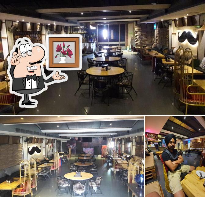 The interior of Mafia Bar