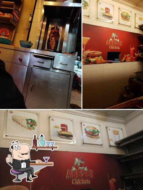 The interior of ABBABI CHICKEN