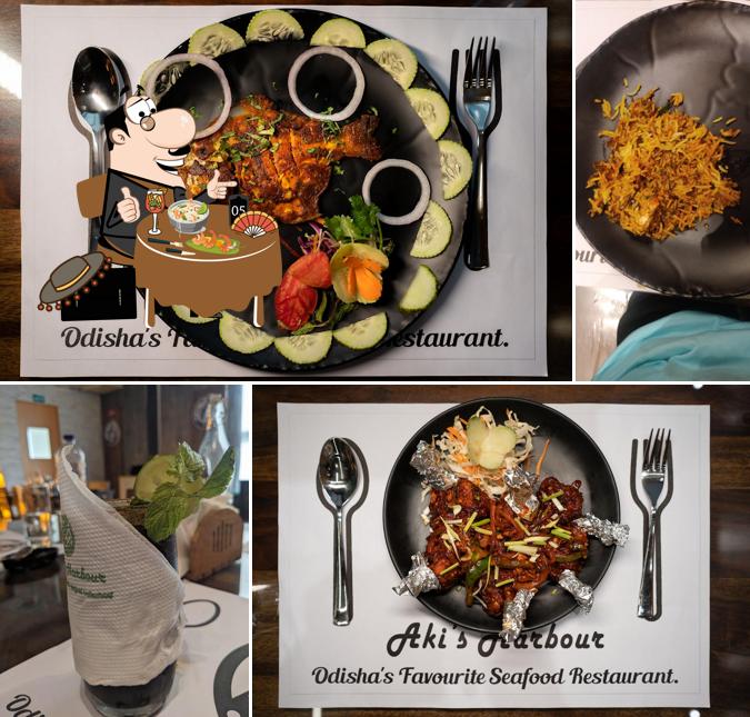 Food at Aki's Harbour