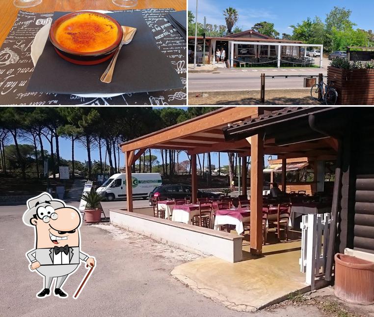 Tra le varie cose da Lo Chalet Ristorante Wine & Bar si possono trovare la esterno e cibo