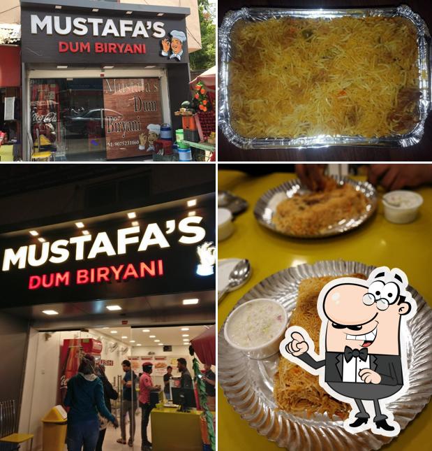 The exterior of Mustafa's Dum Biryani