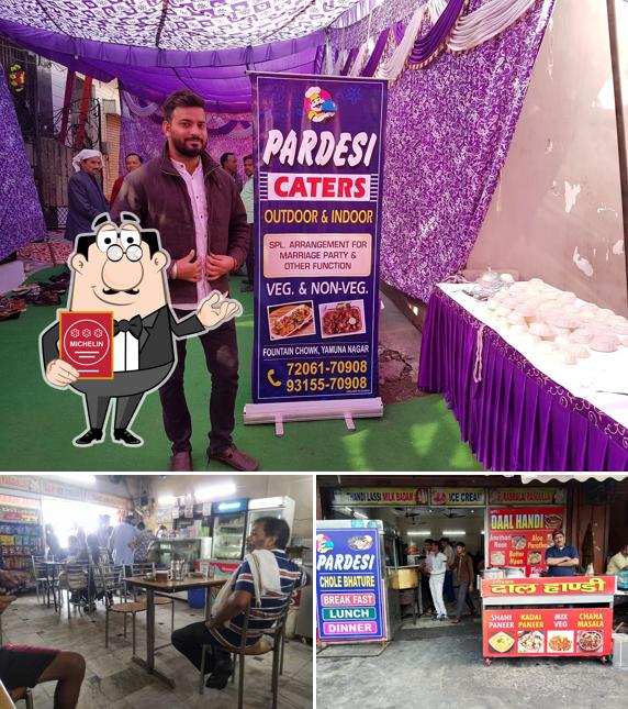 Here's a picture of Pardesi Chole Bhature and Sweets