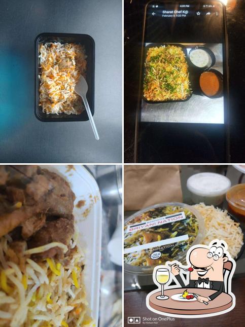 Food at Basmati Biryani Nation