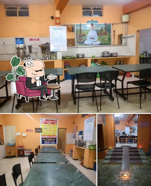 The interior of Sree Lakshmi Cafe, Tirupur