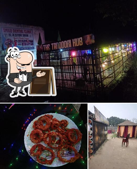 The image of The Tandoori Hub’s exterior and meat