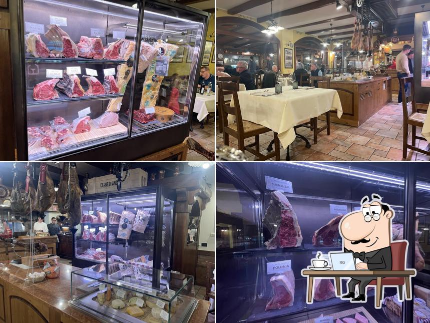 Gli interni di Trattoria al Braciere