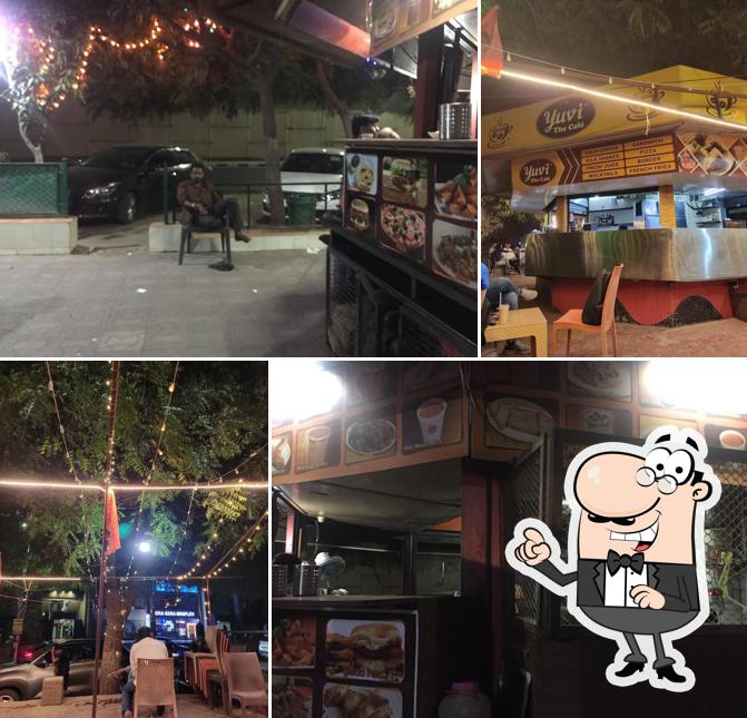 The interior of Yuvi Cafe