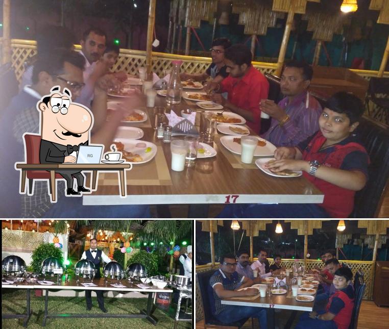Take a seat at one of the tables at Sunshine academy-vadal