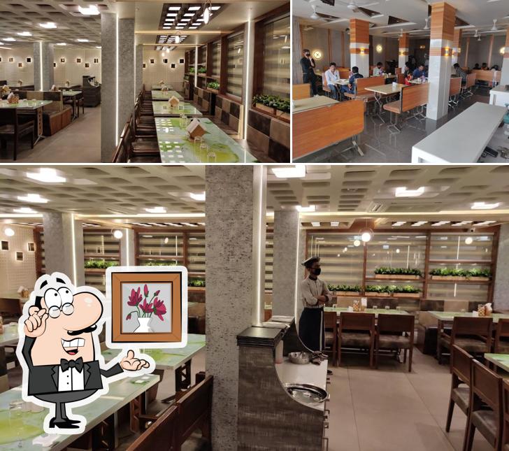 The interior of HOTEL SARVOTTAM